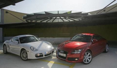 Complete comparison test of the Audi TT 3.2 Quattro and the